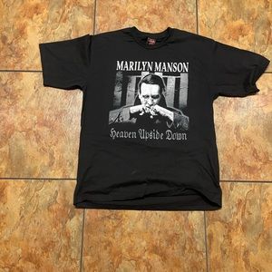 Bootleg Marilyn Manson Tour t shirt tee